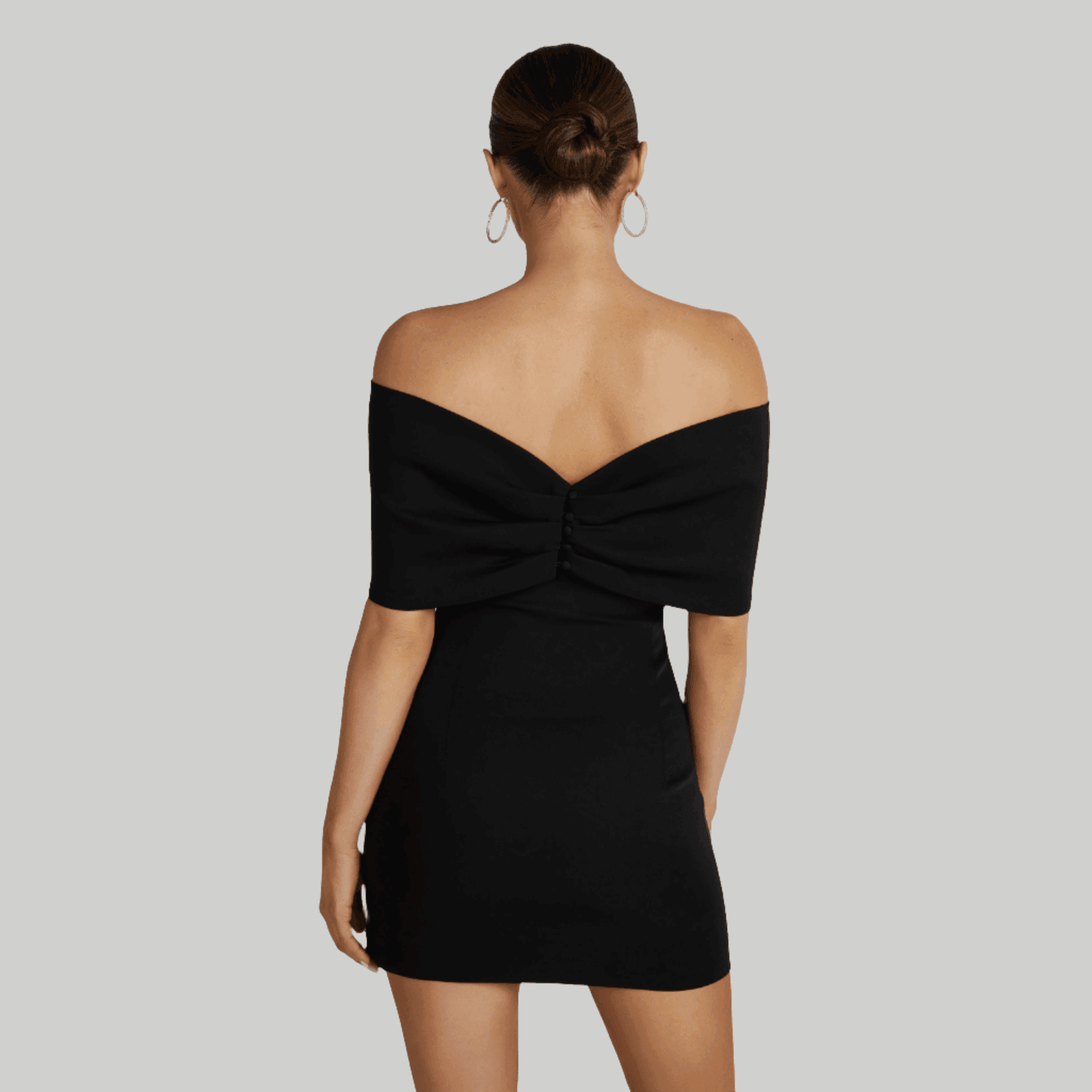 Mona Off Shoulder Bow Mini Dress - White / S - Mermaid Way