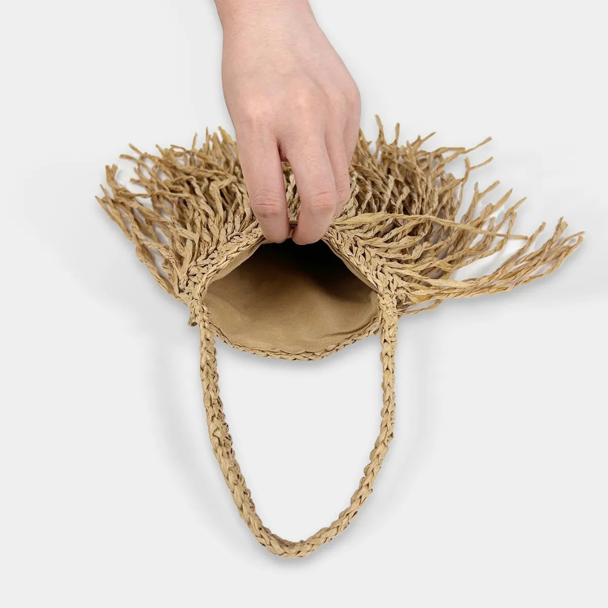 Nomad Long Tassel Clutch - Khaki - Mermaid Way