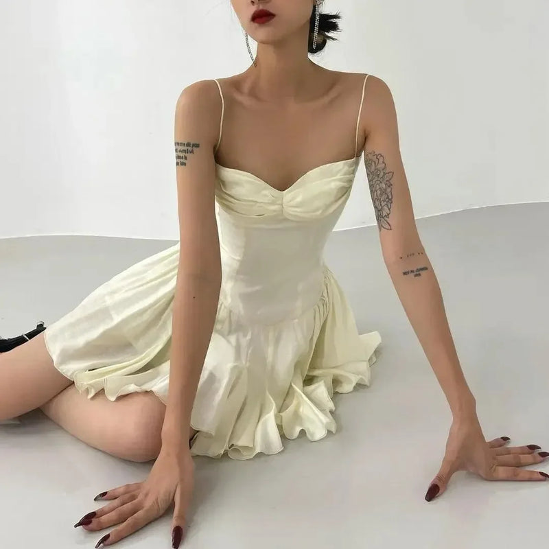 One N Only Mini Dress in Ivory - Mermaid Way