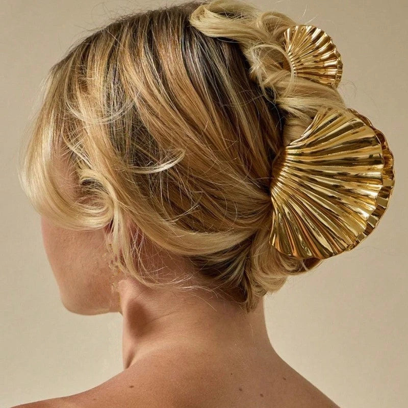 Opaline Shell Hair Claw Clips Mermaid Way