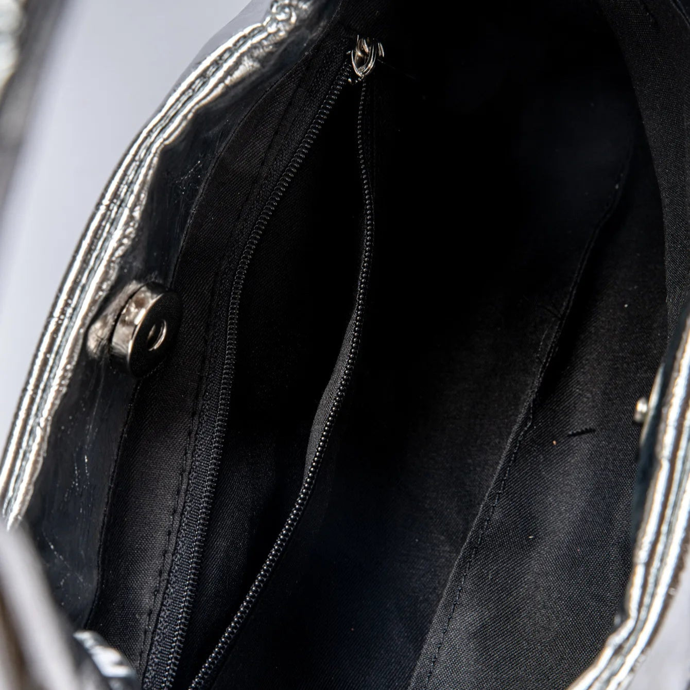 Orvia Rivet Cloud Shoulder Bag - Silver - Mermaid Way