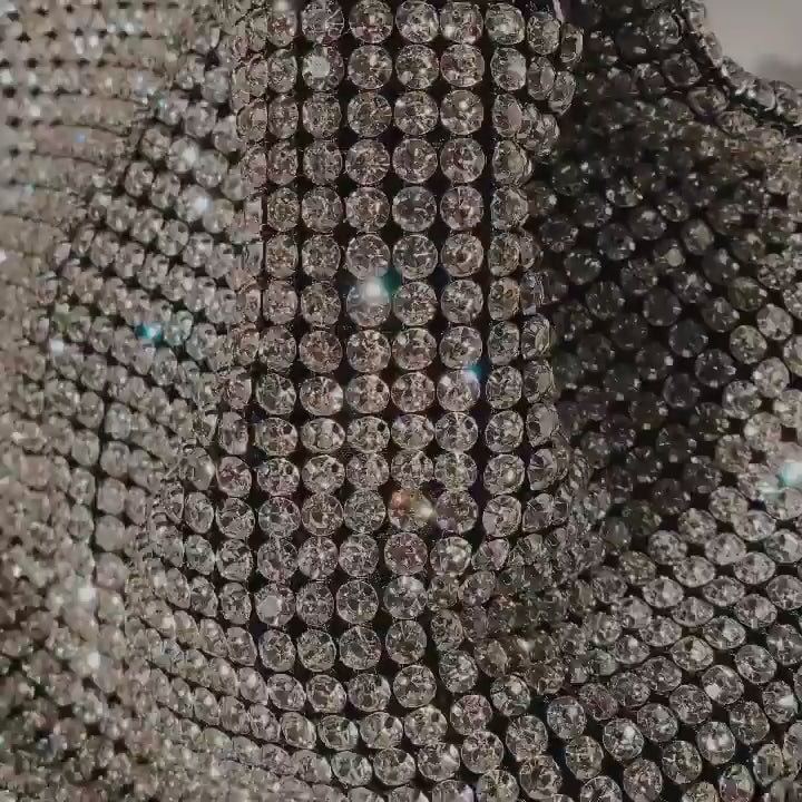 Diamond Flirt Rhinestone Sparkle Bucket Bag - Mermaid Way Video