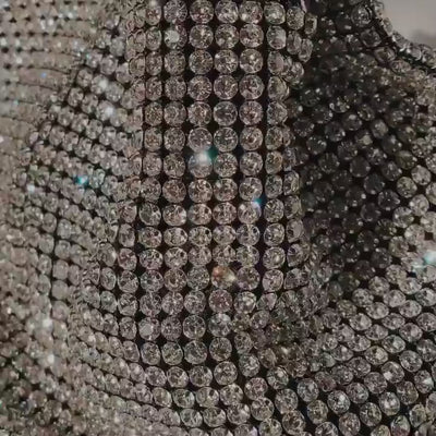 Diamond Flirt Rhinestone Sparkle Bucket Bag - Mermaid Way Video