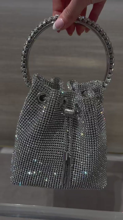 Splendor Crystal Handle Tassel Diamond Bag - Mermaid Way Video