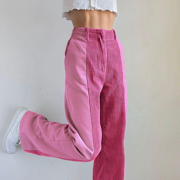 Christine High Waist Vintage Patchwork Pants - Pants - Mermaid Way