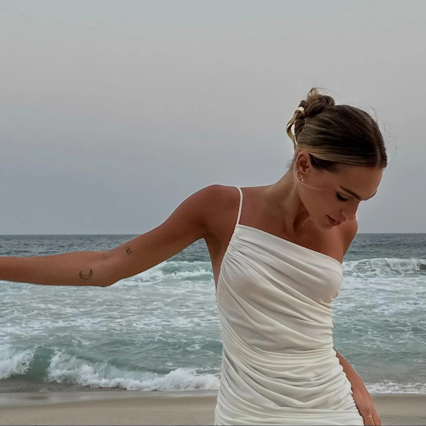 Pure Heart Pleated Mini Dress Mermaid Way