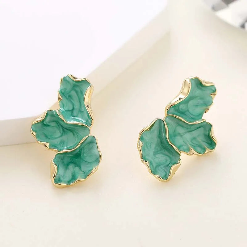 Single Flower Stud Earrings Mermaid Way