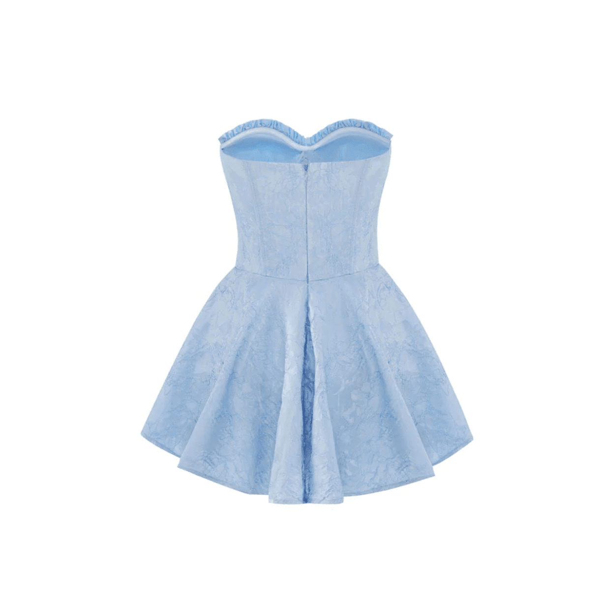 Sweet Poison Light Blue Satin Corset Mini Dress Sweet Poison Light Blue Satin Corset Mini Dress
