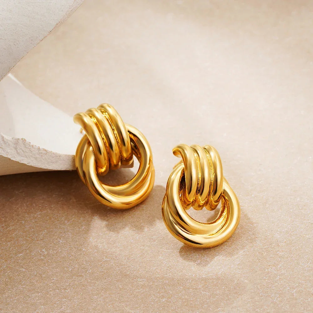 Twin Fusion Rings Earrings Mermaid Way