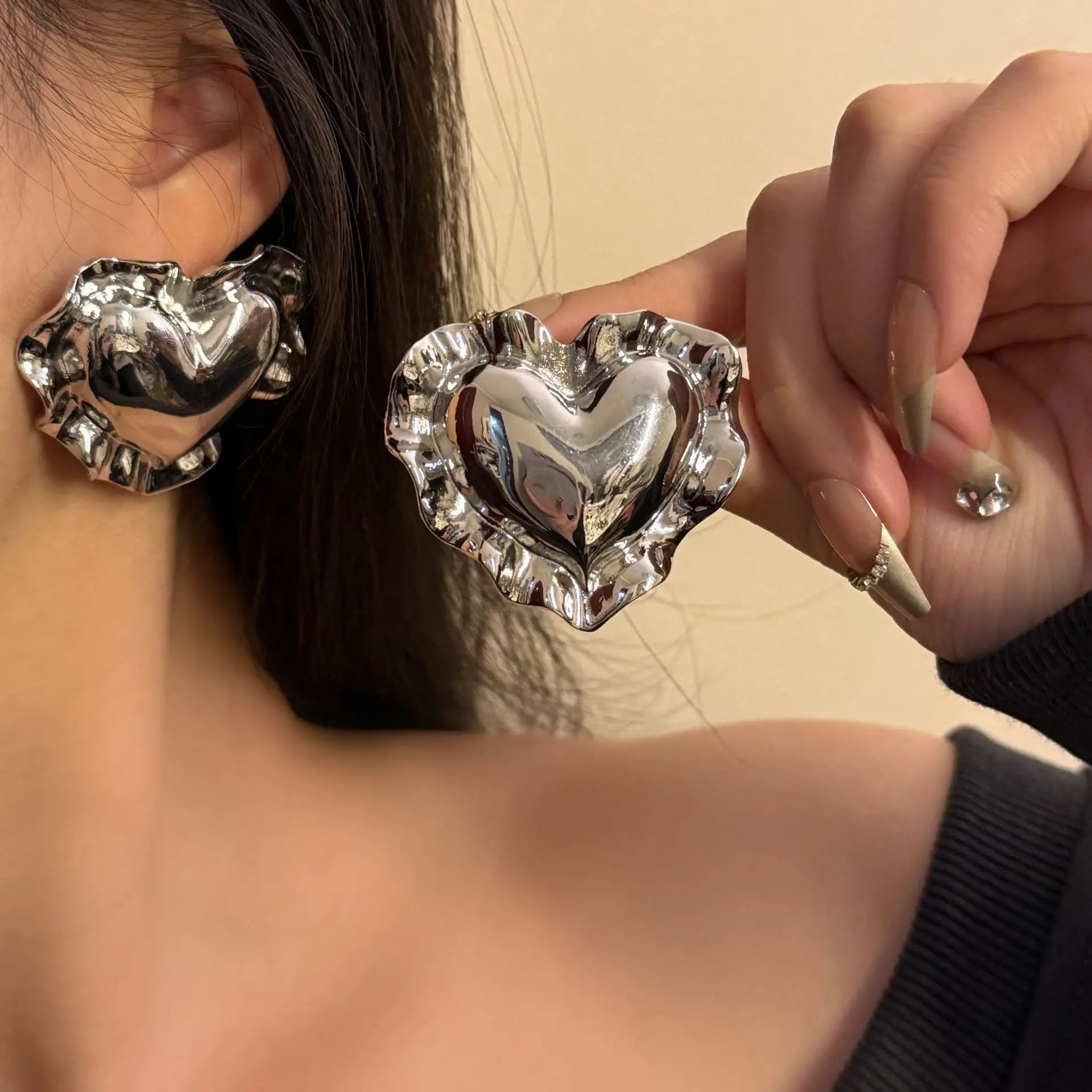 Your Heart Vintage Large Earrings Mermaid Way