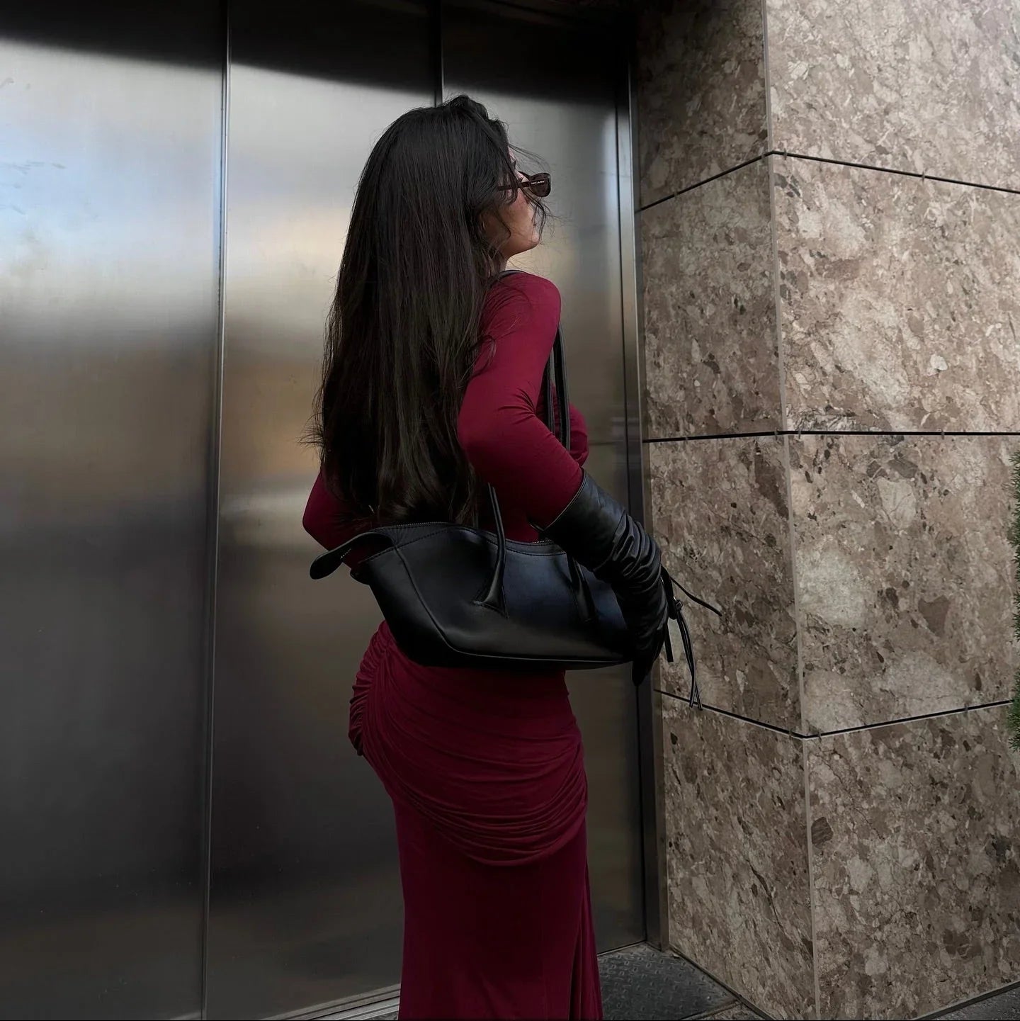 Zola Twist Detail Maxi Dress Mermaid Way