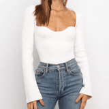 Wibke Knitted Long Sleeve Top - Shirts & Tops - Mermaid Way