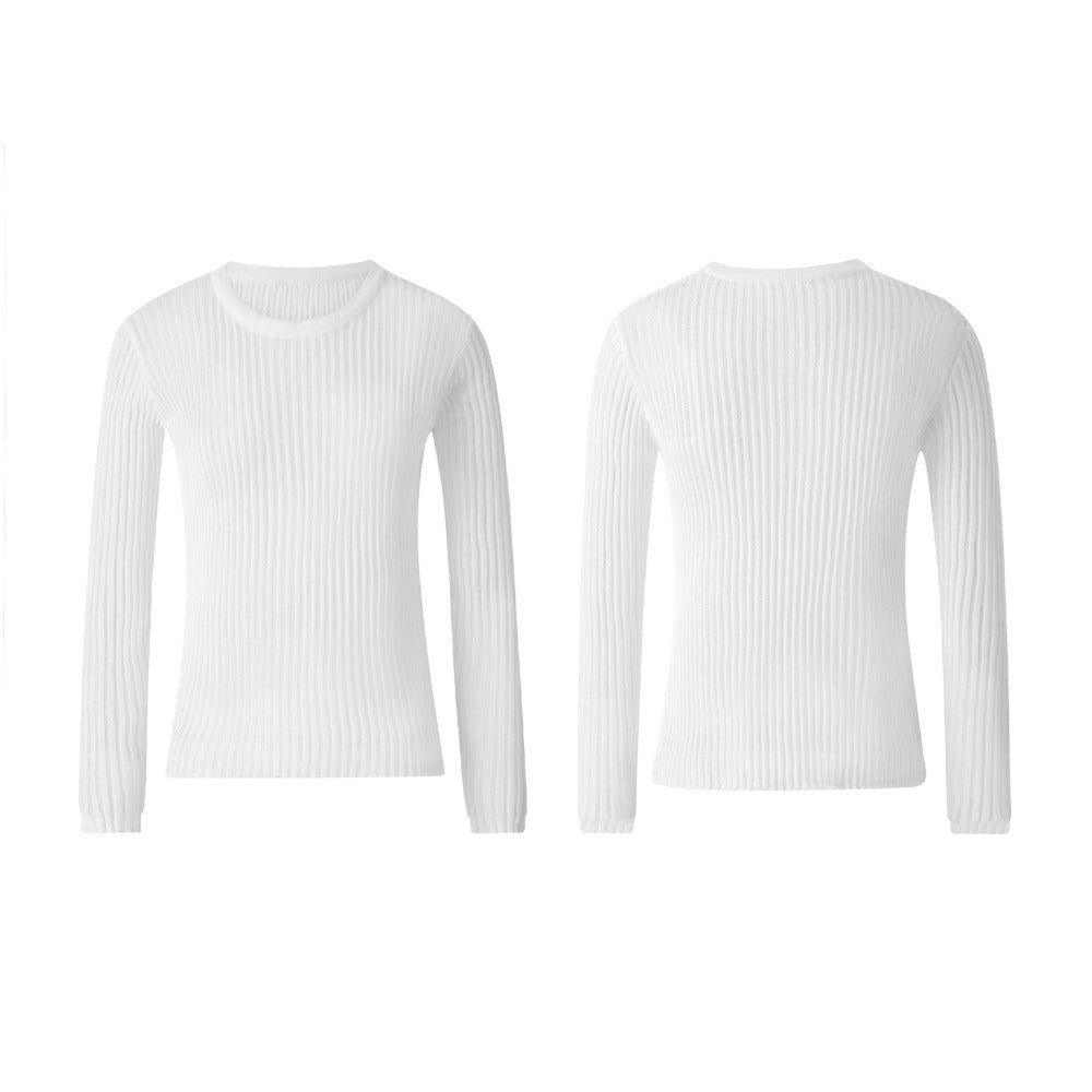 Newport Semi Sheer Long Sleeve Rib Knit Top - Shirts & Tops - Mermaid Way