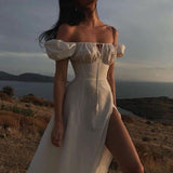 Milan Cottagecore Ruched Bust Midi Dress - Dresses - Mermaid Way