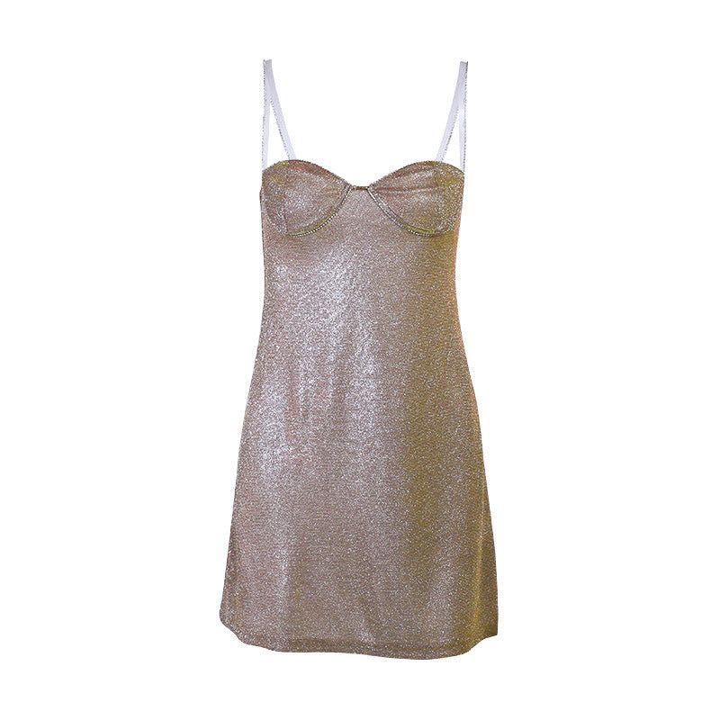Honey Mini Dress in Diamond Sand - Dresses - Mermaid Way