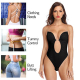 InviShaper - Plunge Backless Body Shaper Bra - Underwear - Mermaid Way