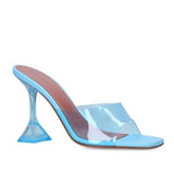 Moonchild Perspex Square Toe Heeled Sandals - Shoes - Mermaid Way