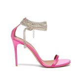 Gossip Girls Crystal-Embellished Ankle Strap Sandals - Shoes - Mermaid Way