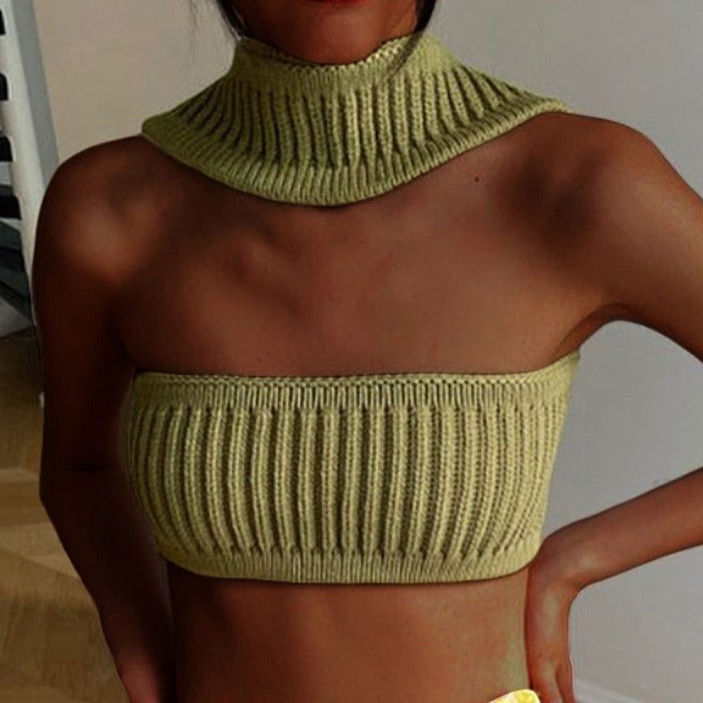 Berlin Knitted Cashmere Tank Top - Shirts & Tops - Mermaid Way