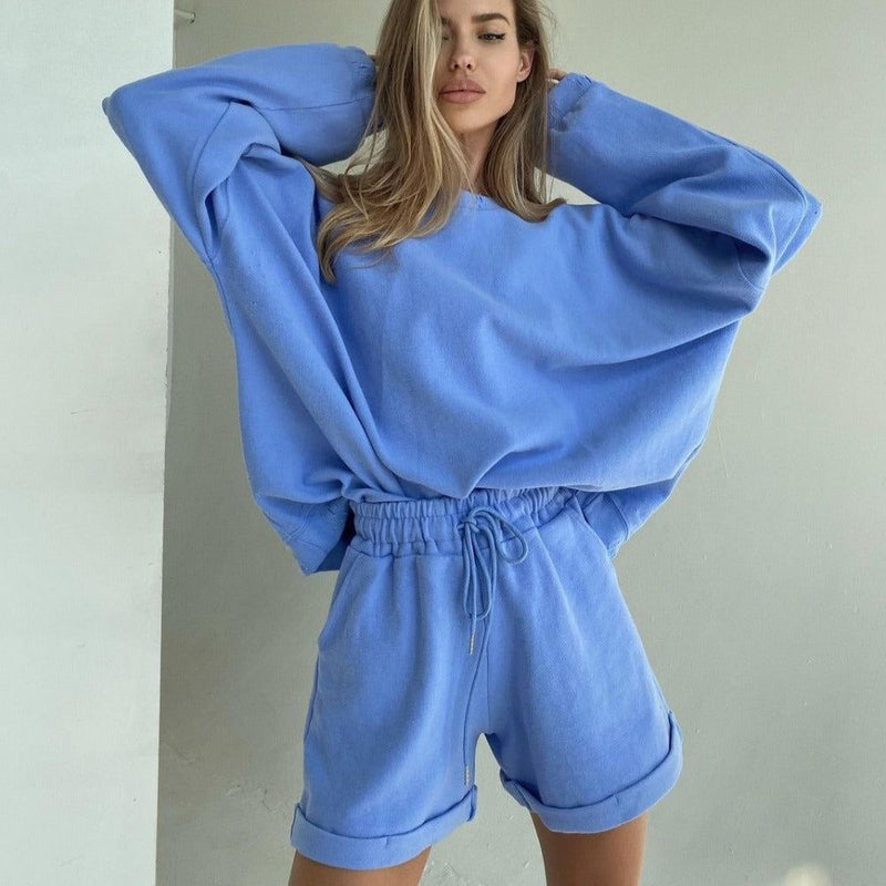 Amalie Oversized Two-Piece Set - Outfit Sets - Mermaid Way