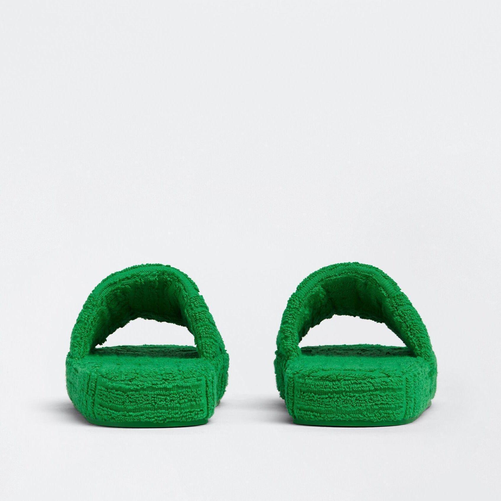 Barefoot Plush Platform Slippers - Green / 5 - Mermaid Way