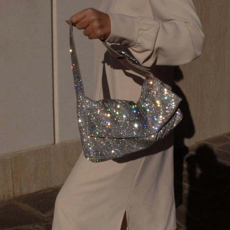 Hot Insight Crystal Rhinestone Shoulder Bag - Handbags - Mermaid Way