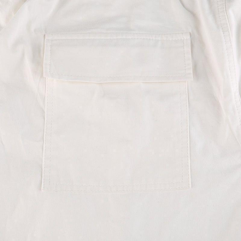 Cali Cotton Parachute Pants - White / S - Mermaid Way