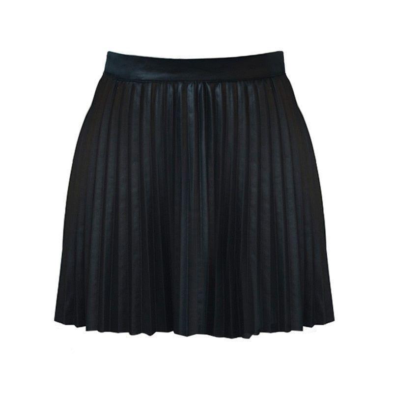 Dora Pleated Mini Skirt - Black / S - Mermaid Way