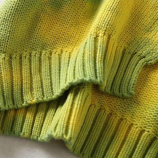 Ethna Safety Pin Knitted Cardigan - Yellow / One Size - Mermaid Way