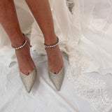 Bling Bling Crystal Sparkle Jewelry Heels - Shoes - Mermaid Way