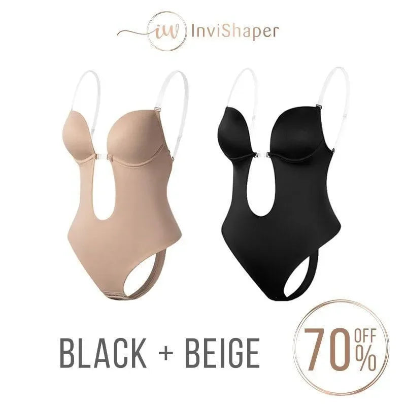 InviShaper Plunge Backless Body Shaper Bra