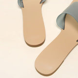 Elaine Minimalist Slide Sandals - Shoes - Mermaid Way