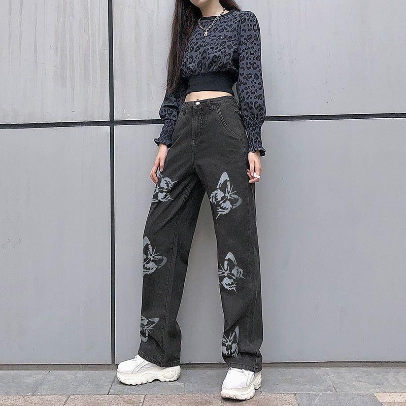 Waleria High Waist Baggy Jeans - Pants - Mermaid Way