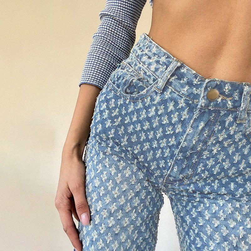 Mercy Vintage High Waist Ripped Jeans - Pants - Mermaid Way