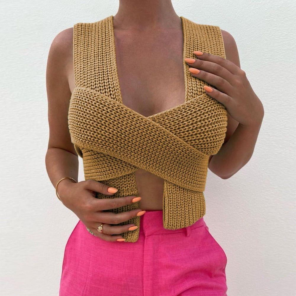 Body Talk Cotton Knitted Top - Shirts & Tops - Mermaid Way