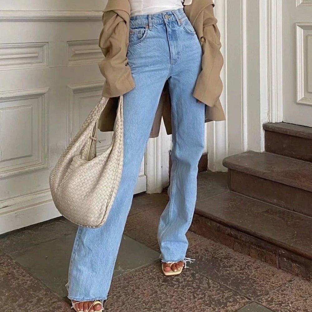 Harbor High Waist Jeans - Pants - Mermaid Way