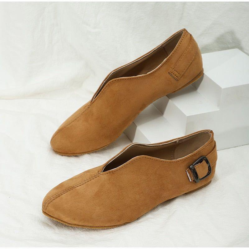 Vacay Faux Suede Loafers - Brown / 5 - Mermaid Way