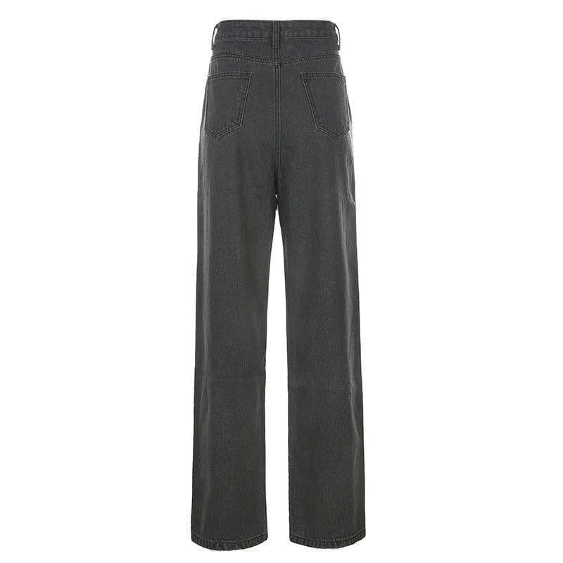 Waleria High Waist Baggy Jeans - Women's Jeans🧜♀️Mermaid Way Waleria High Waist Baggy Jeans - Women's Jeans🧜♀️Mermaid Way